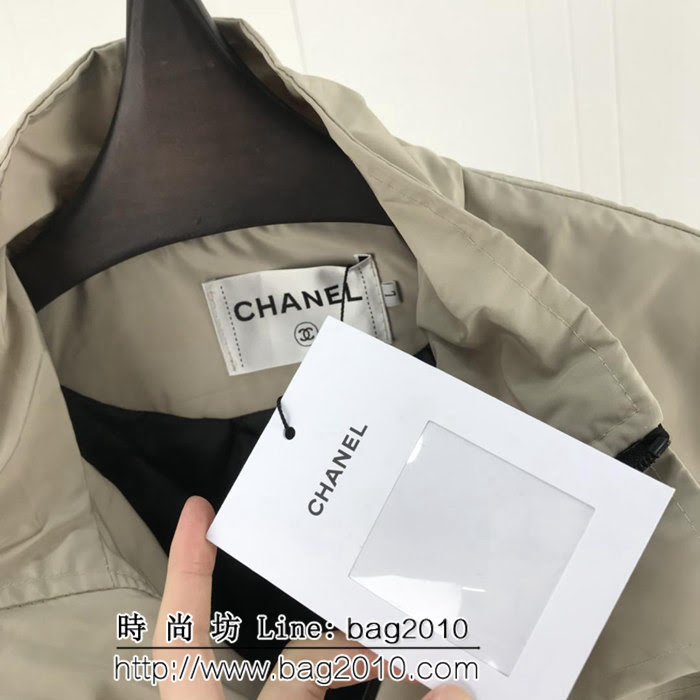 CHANEL香奈兒 19ss早春新款 工裝工業風 寬鬆版衝鋒衣 男女同款 ydi1876